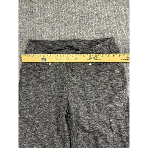 Kuhl Pants Womens 10 Regular Gray Stretch Knit Cargo Hiking Lounge Pull On - Picture 3 of 8